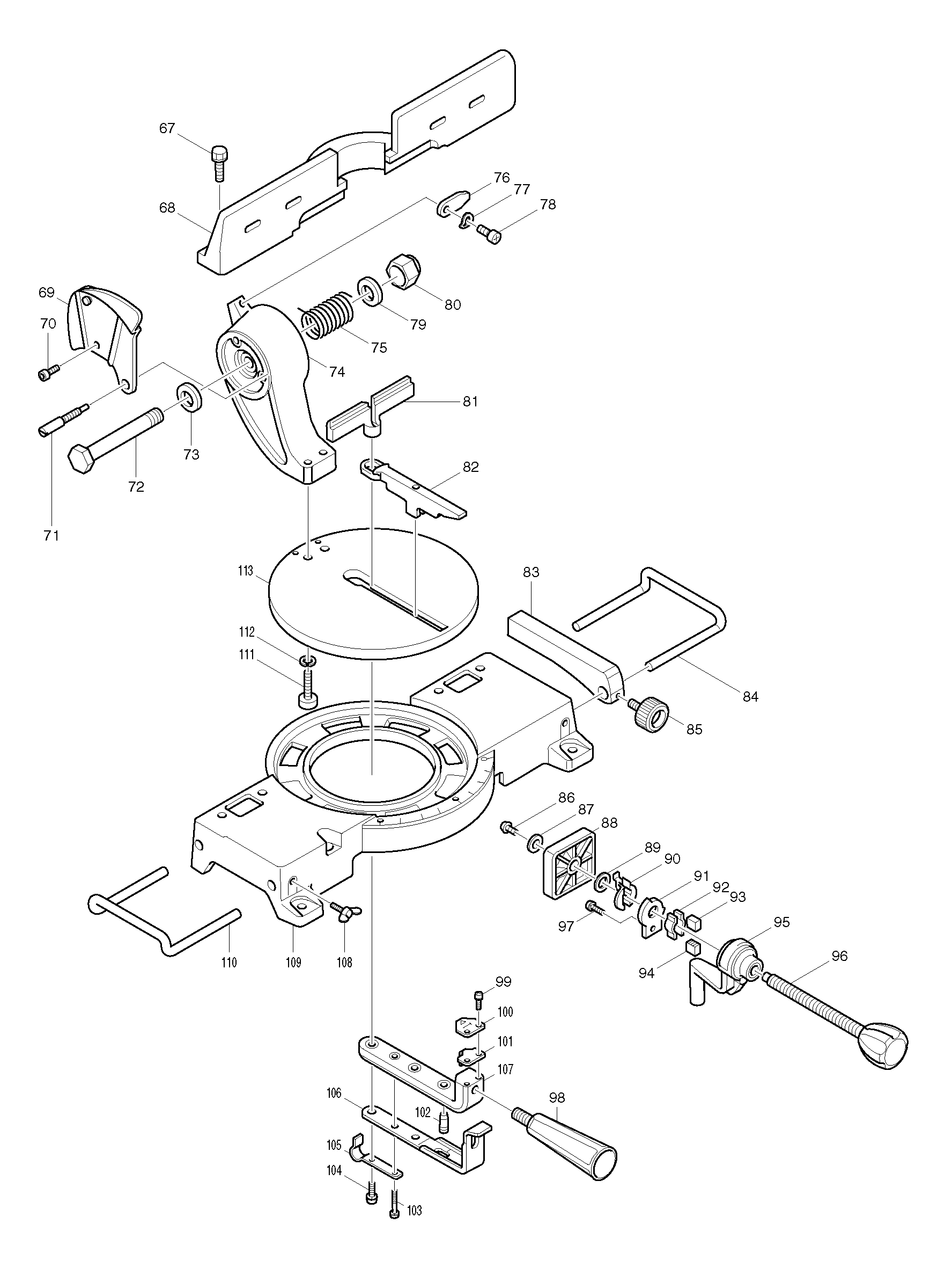 запчасти для makita LS1440