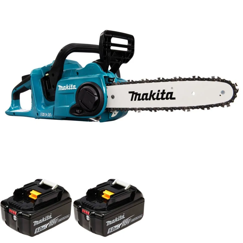 Аккумуляторная цепная пила Makita DUC303Z + батарея BL1850B 2шт