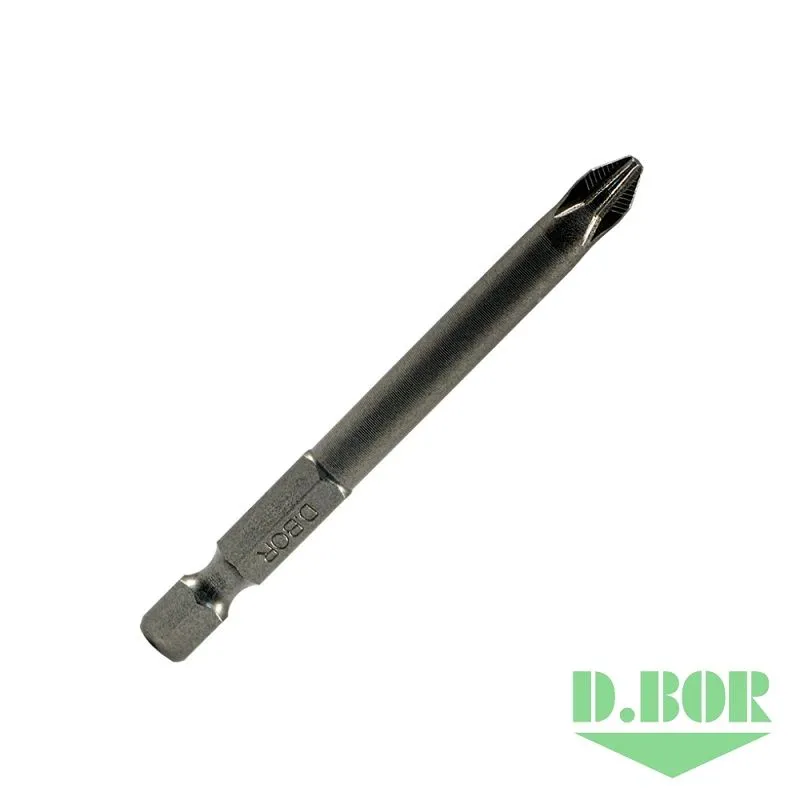 Биты намагниченные MAGNETIC, Ph 2x90 мм, ACR2, E 6,3 (10 шт.) D.BOR D11-DMAPH02090010