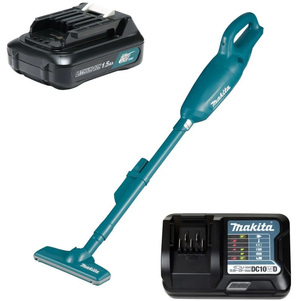 Аккумуляторный пылесос Makita CL106FDZ + BL1021B*1 + DC10WD*1