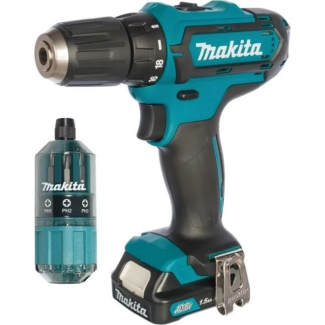 Дрель-шуруповерт Makita DF331DWYE4