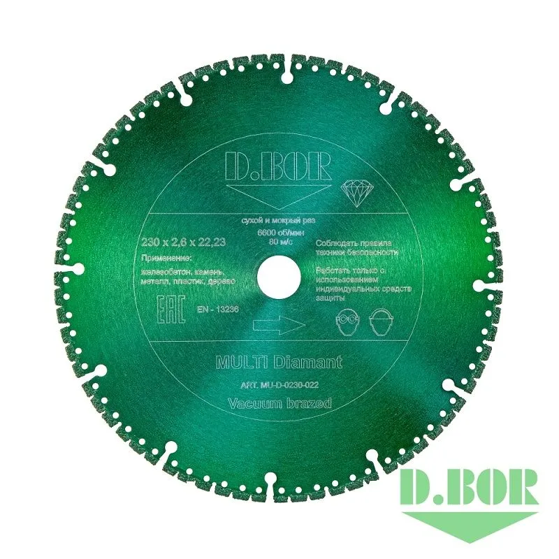 Алмазный диск MULTI Diamant V-8, 350x3,2x25,40 D.BOR D-MU-D-0350-025