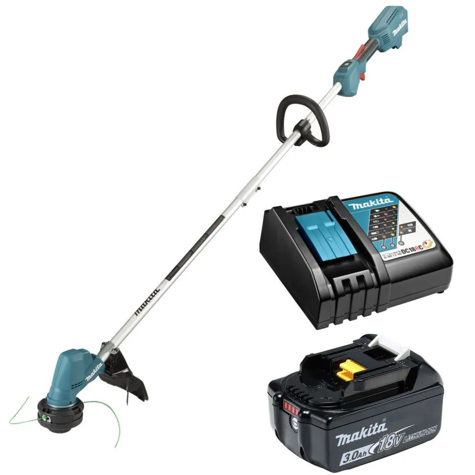 Аккумуляторный триммер Makita DUR192LZ + батарея BL1830B + зарядка DC18RC