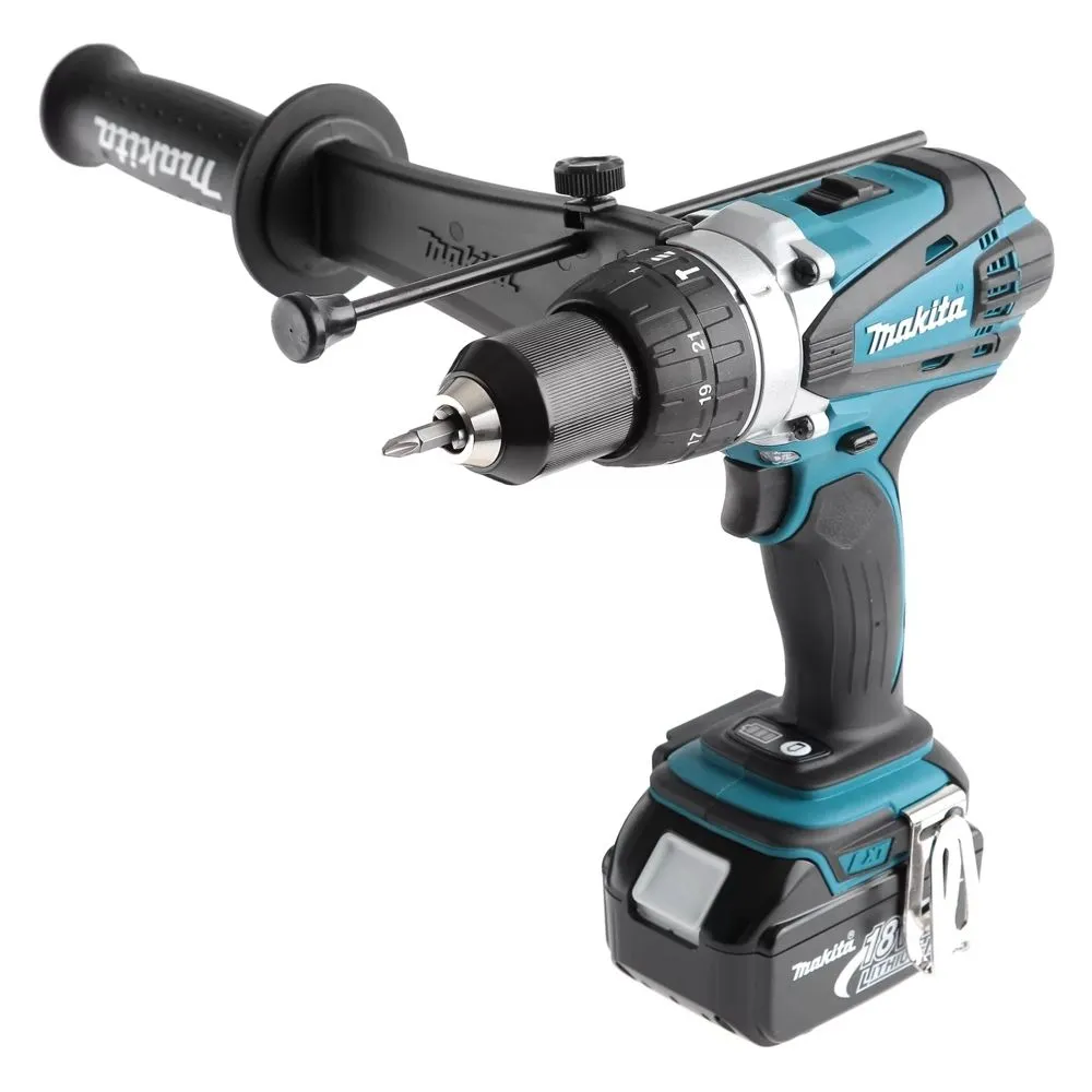 Аккумуляторная дрель-шуруповерт Makita DHP458RFE