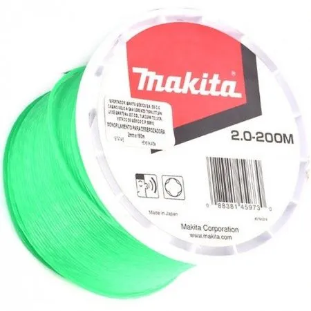 Триммерная леска спиральная ''клевер'', 2ммх200м Makita 197475-3