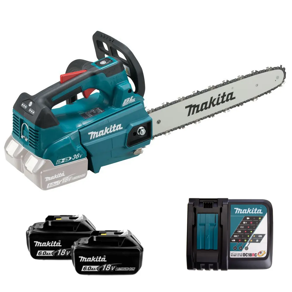 Аккумуляторная цепная пила Makita DUC356Z с аккумулятором и зу