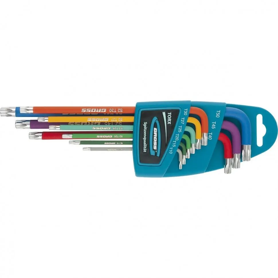 Набор ключей имбусовых TORX-TT, 9 шт GROSS 16402