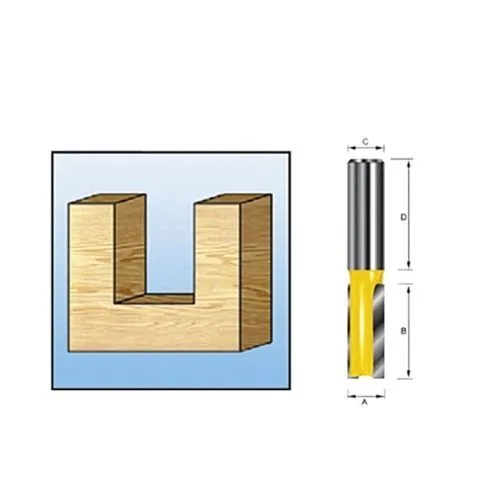 Пазовая фреза с двумя режущими кромками, HM/CT, 16x19x32х8 мм, 2T Makita D-67854