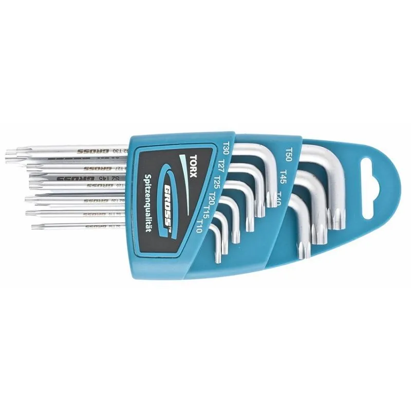 Набор ключей имбусовых TORX-TT, 9 шт GROSS 16407