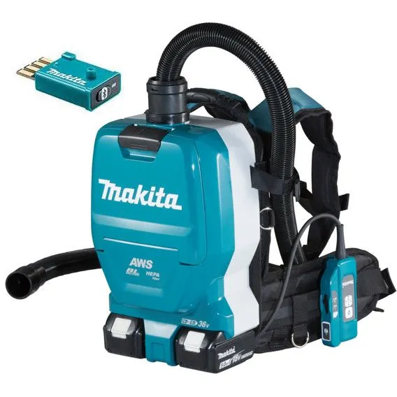 Аккумуляторный ранцевый пылесос Makita DVC265ZXU
