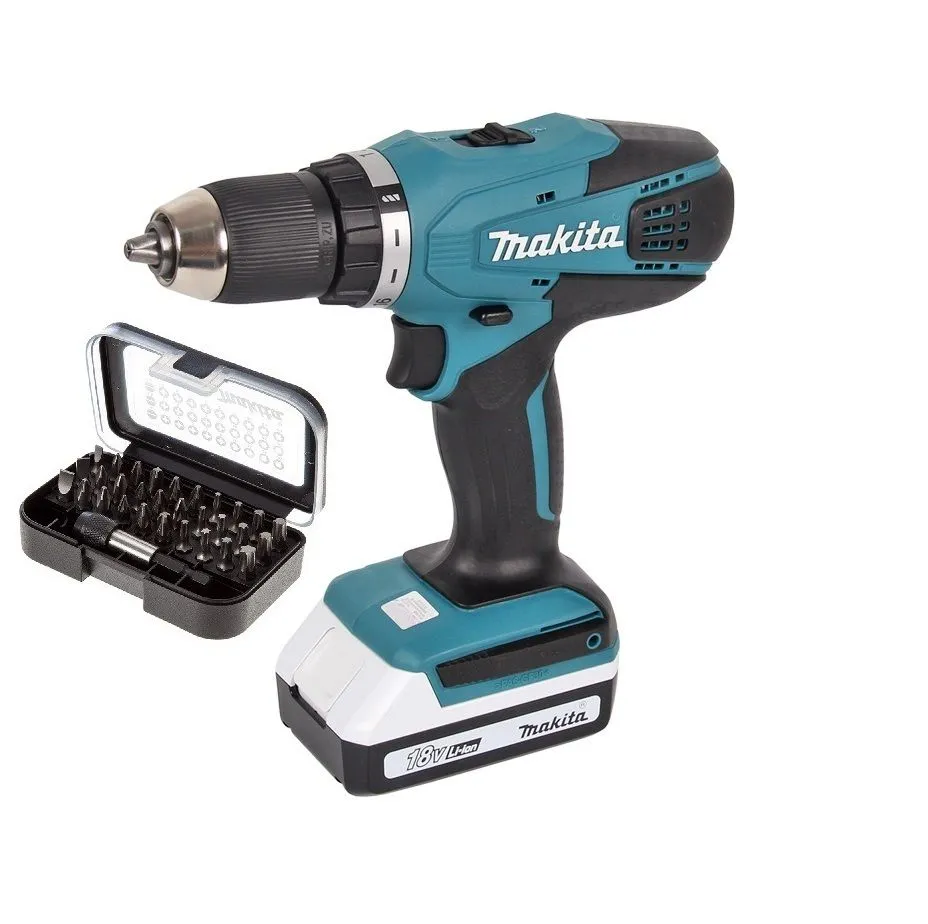 Аккумуляторная дрель-шуруповерт Makita DF457DWEX8