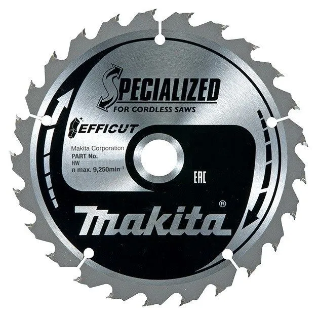 Пильный диск для аккумуляторных пил 260×1.65×30; 80T Makita B-67240