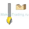 Фреза Макита для V пазов 15.97х12.7х8х32 90°  (D-10693)