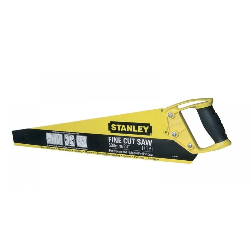 Ножовка по дереву STANLEY General Purpose с закаленным зубом 1-20-096 11х550мм