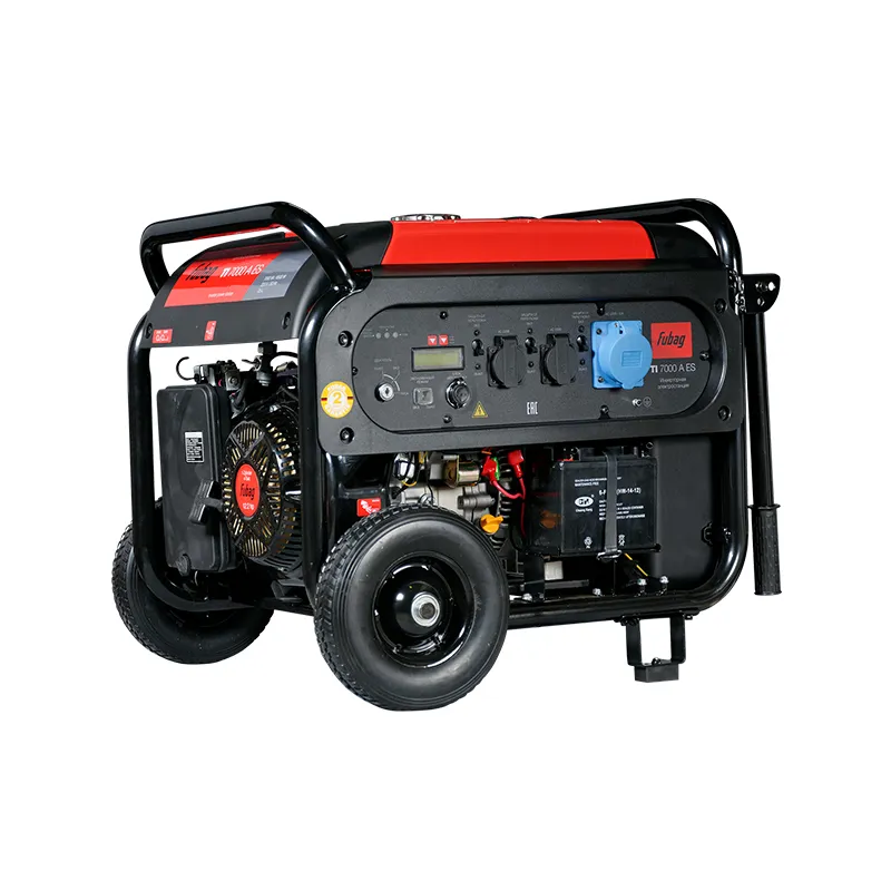 Инверторный генератор с электростартером и коннектором автоматики FUBAG TI 7000 A ES (838235)