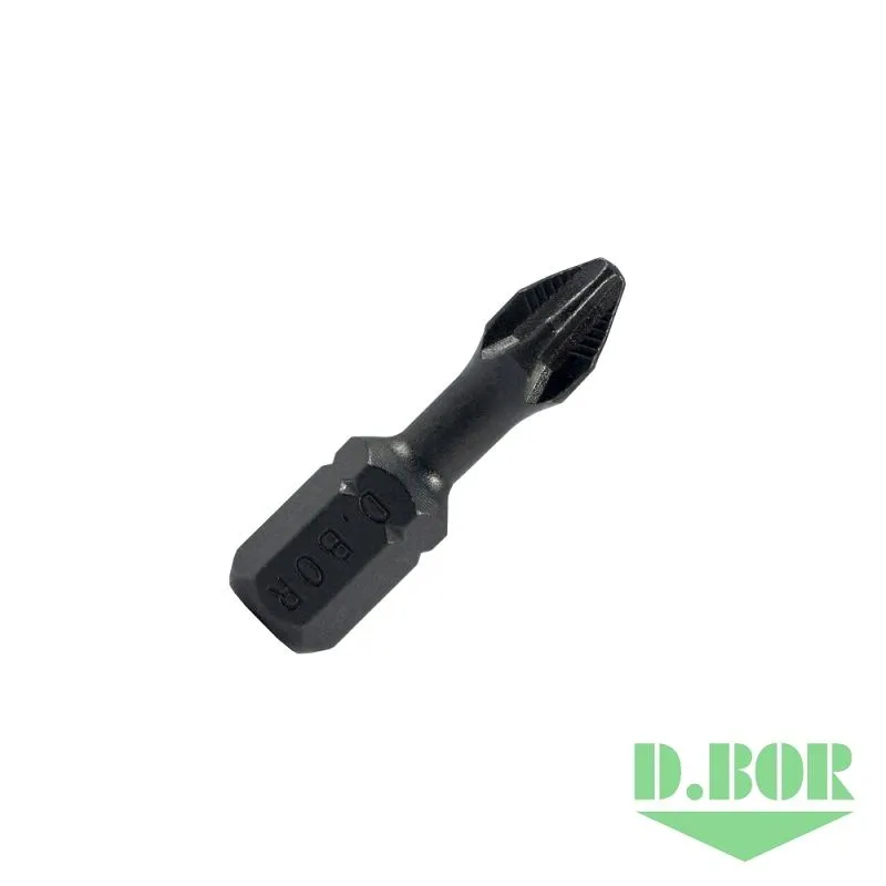 Биты для ударного (импульсного) инструмента IMPACT, Ph 3x25 мм, Torsion, ACR2, C 6,3 (10 шт.) D.BOR D03-DITAPH03025010