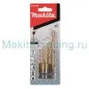Набор свёрл Makita HSS-Tin 1/4" 5шт (B-57308)