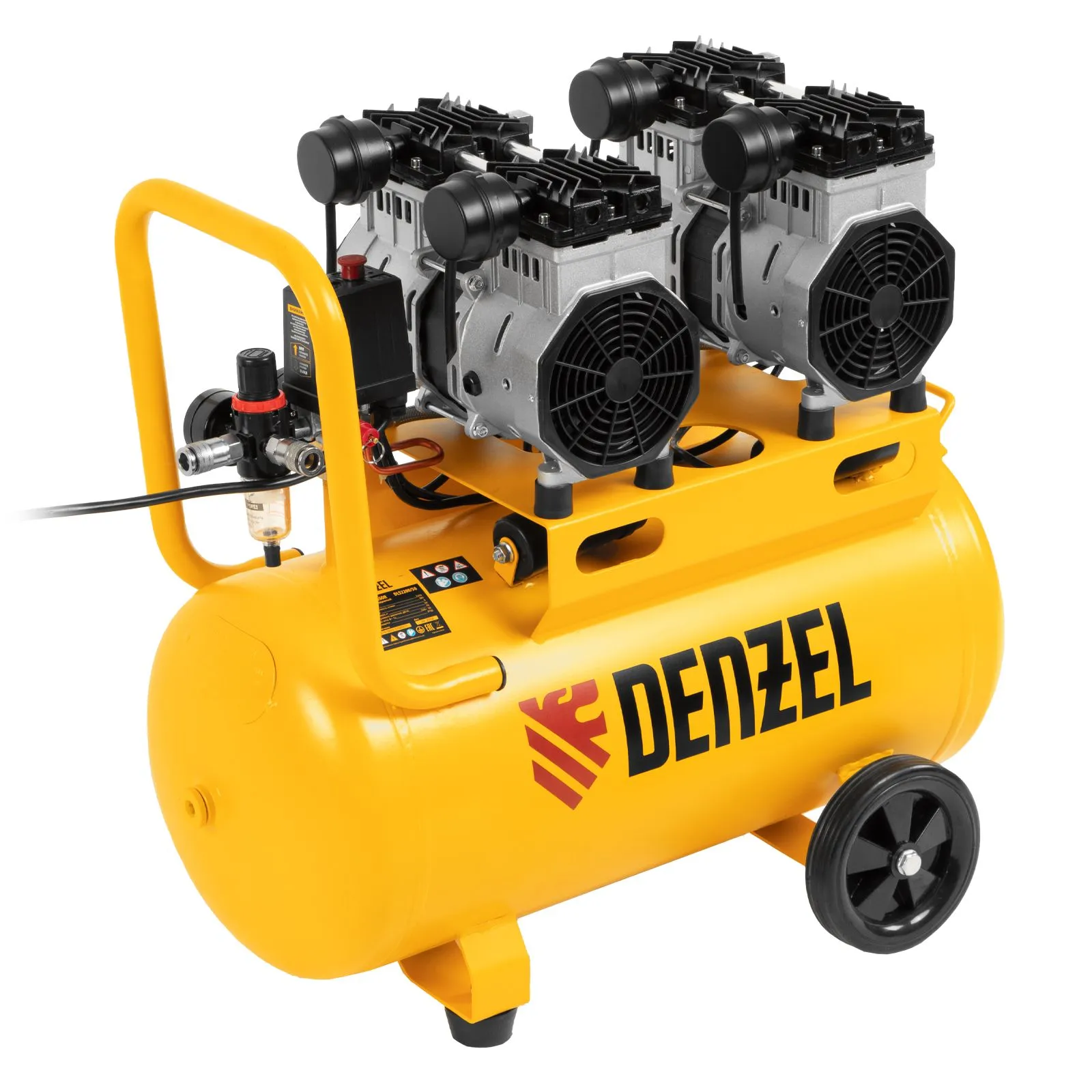 Компрессор безмаслянный малошумный DLS 2200/50 Denzel 58031