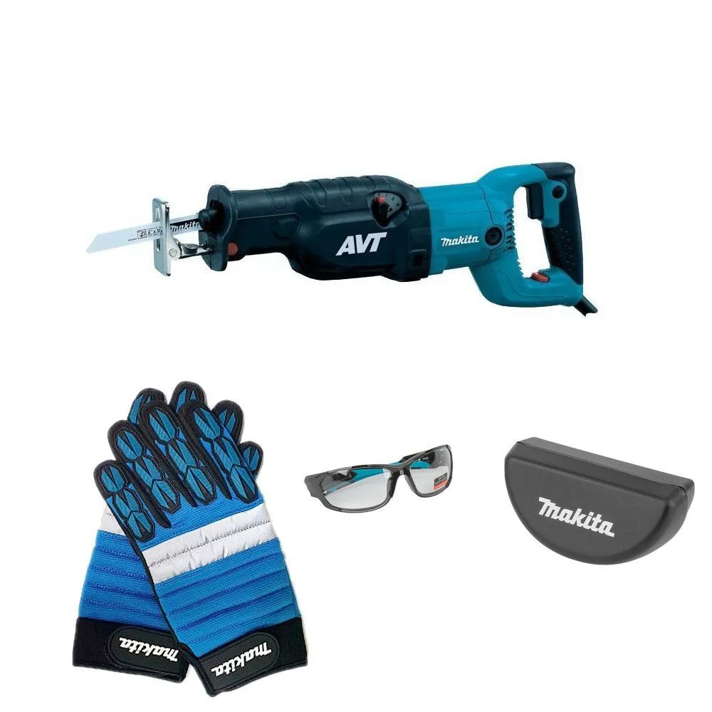 Сабельная пила Makita JR3070CT + PGH-160350-L + PGW-180110/CLEAR