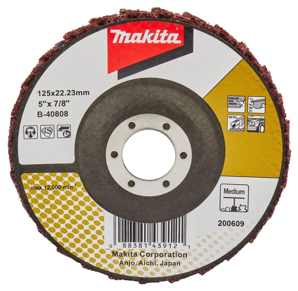 Лепестковый средний полировочный диск  Makita B-40808
