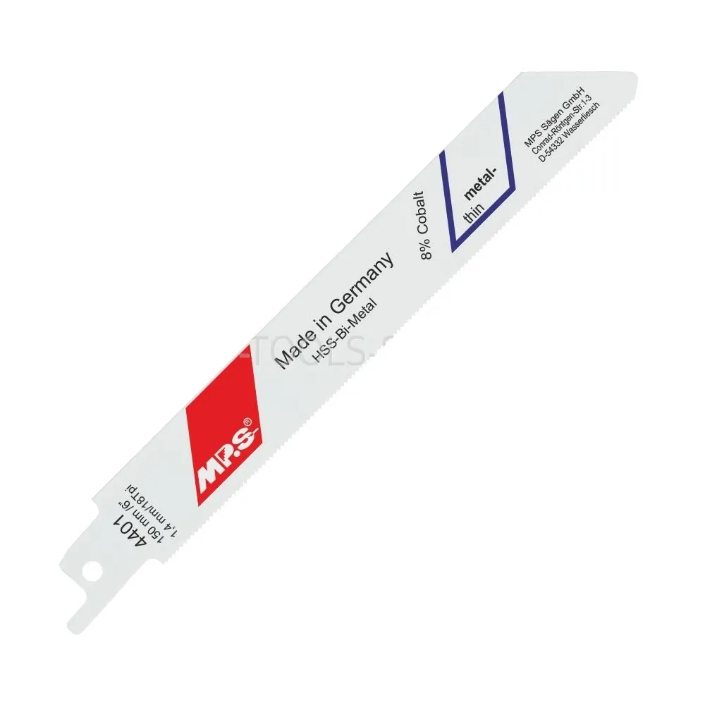 Полотна для сабельных пил по металлу MP.S 4401 (5 шт)