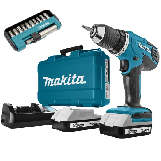 Аккумуляторная дрель-шуруповерт Makita DF457DWEX9