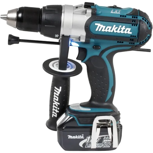 Аккумуляторная ударная дрель-шуруповерт Makita DHP451RFE