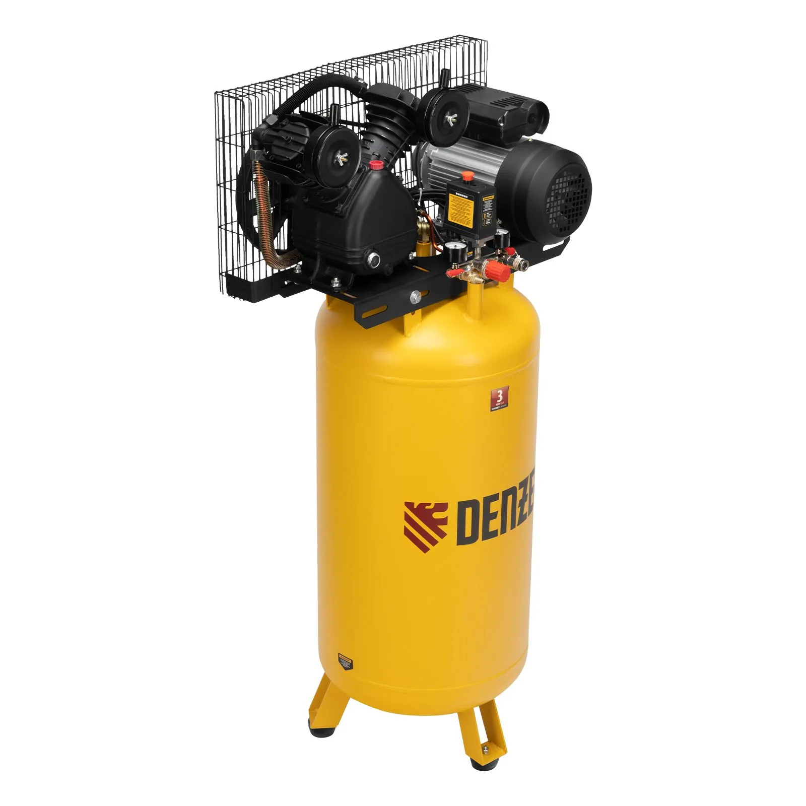 Компрессор воздушный рем. привод BCV2200/100V Denzel 58112