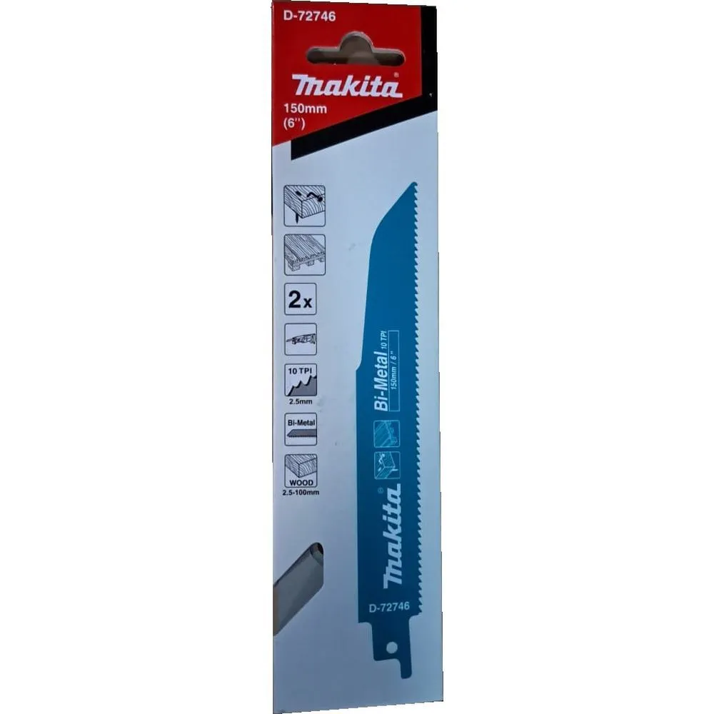 Сабельная пилка для древесины с гвоздями Makita D-72746