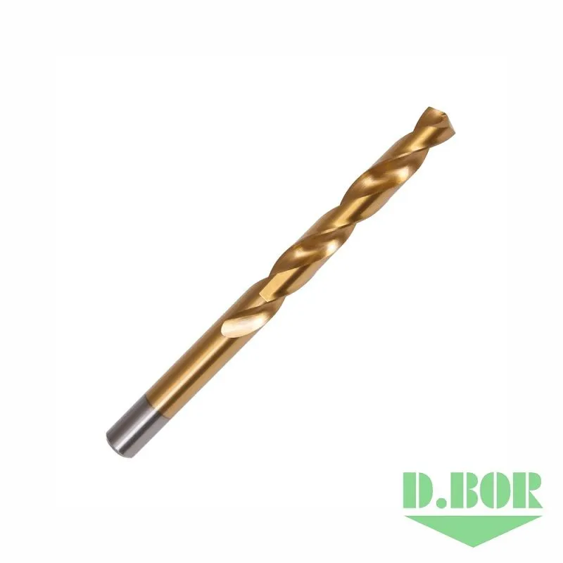 Сверла по металлу, нитрид титана, HSS-G Tin, DIN 338, 3,0*33/61 (10 шт.) D.BOR W-002-4200300T3D
