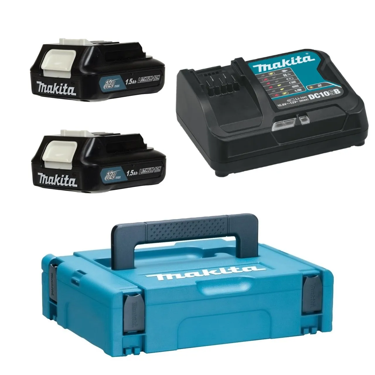 Набор аккумуляторов и зу в кейсе CXT 1.5Ач Makita 197652-7