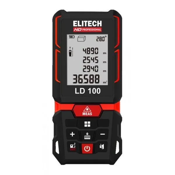 Лазерный дальномер Elitech HD LD 100