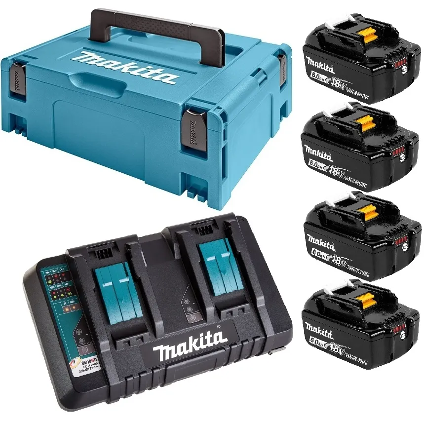 Набор аккумуляторов и зу в кейсе Makita 198094-8