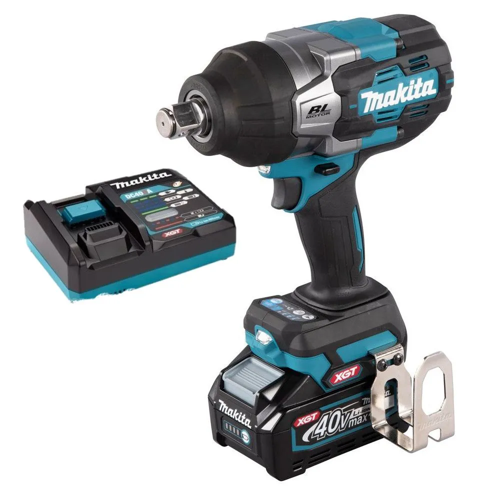 Аккумуляторный ударный гайковерт XGT Makita TW001GZ + аккумулятор 2,5 Ач (BL4025) и быстрое зарядное устройство (DC40RA) в подарок