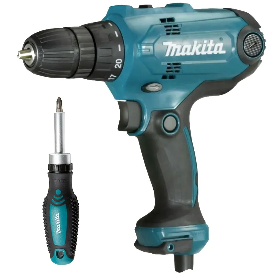 Сетевая дрель-шуруповерт Makita DF0300X1