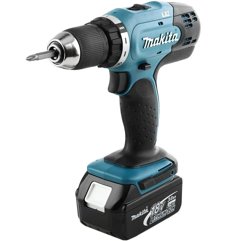Аккумуляторная дрель-шуруповерт Makita DDF453RFE