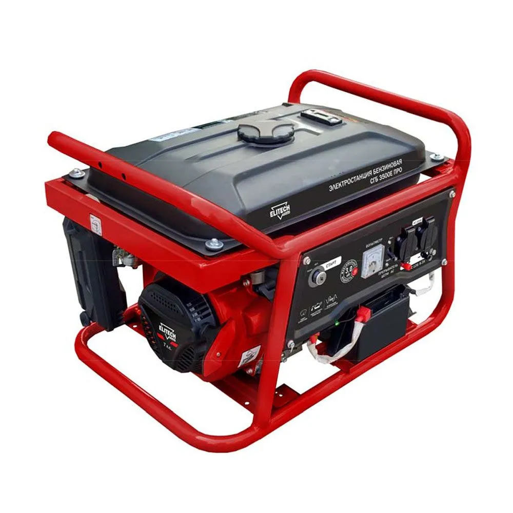 Бензогенератор Elitech СГБ 3500E ПРО (E0101.006.00)