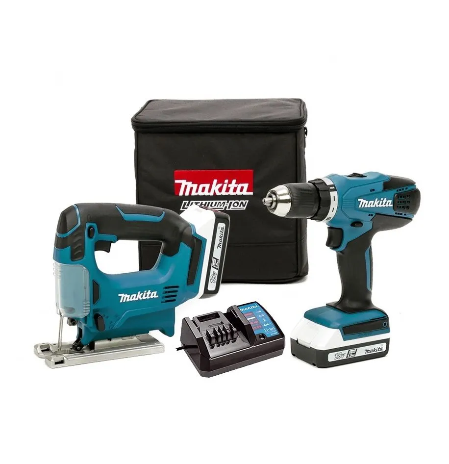 Набор инструмента Makita DK18298X1 (дрель-шуруповерт, лобзик)