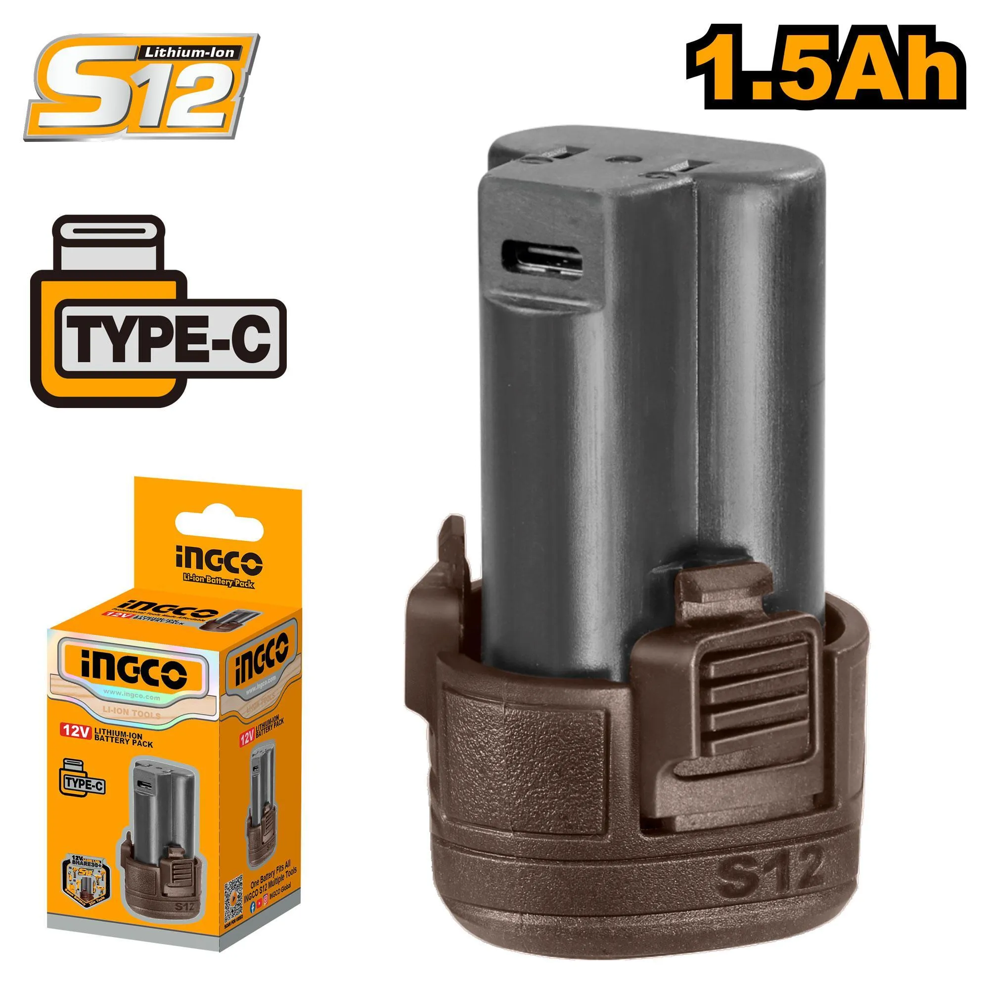 Аккумулятор INGCO FBLI12153