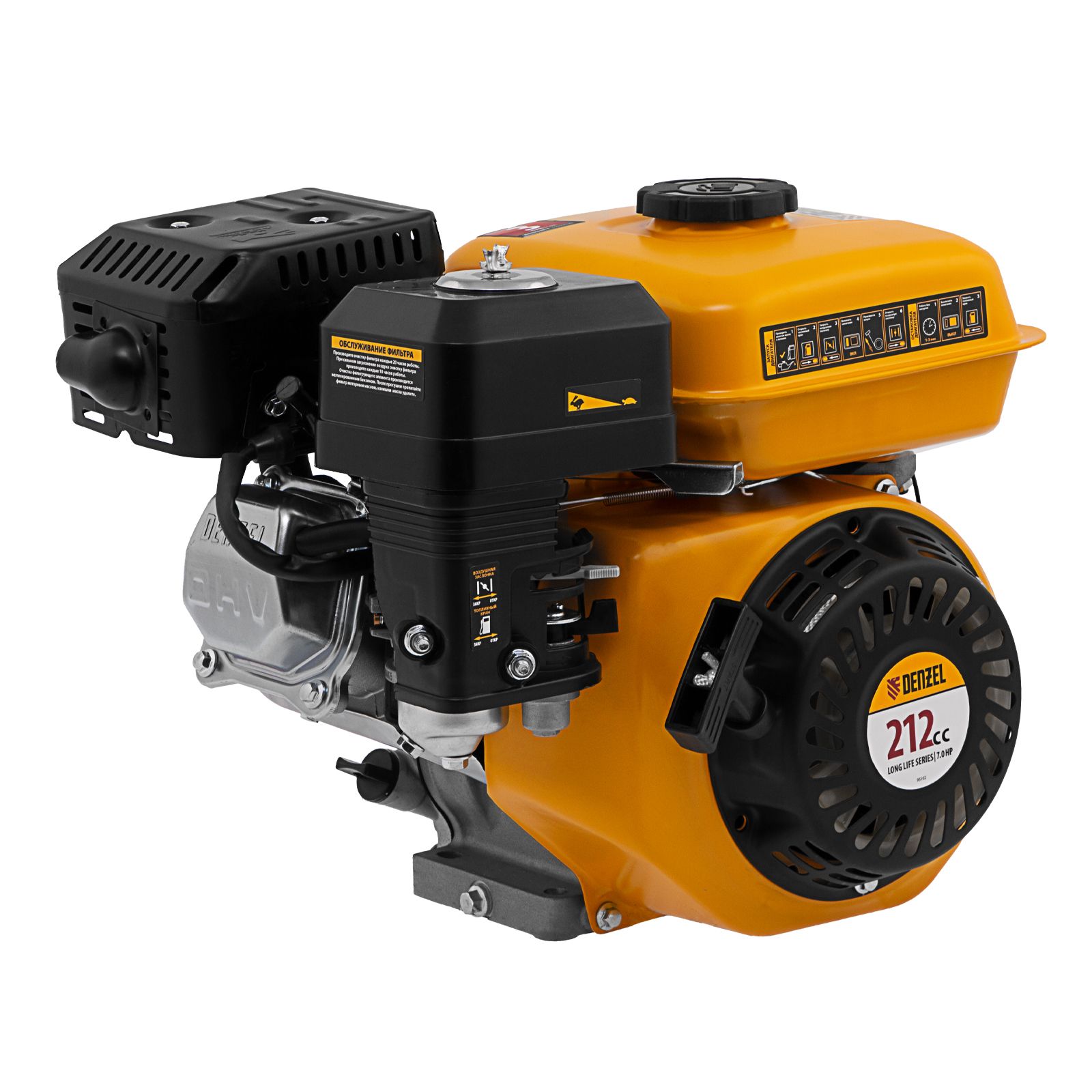 Двигатель бензиновый RX-17S Denzel 95102