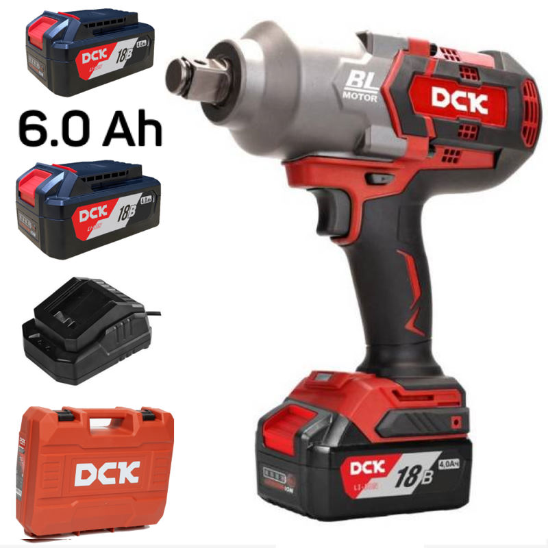 Аккумуляторный ударный гайковёрт DCK KDPB998 (TYPE H2K)