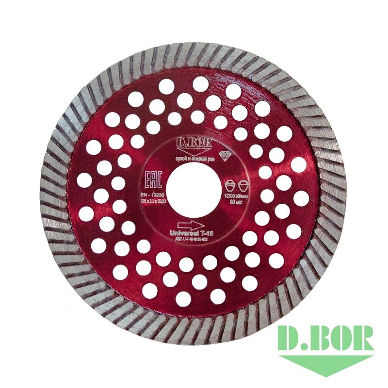 Алмазный диск Universal T-10, 350 x 3,2 x 30/25,40 D.BOR D-U-T-10-0350-030