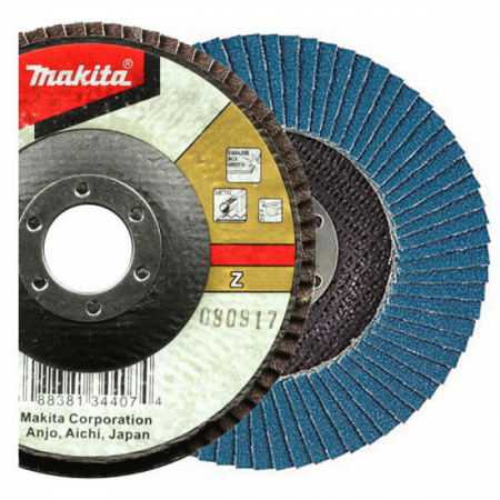 Лепестковый шлифовальный диск А80, 125мм, стекловолокно, угловой Makita  D-57261