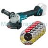 Аккумуляторная угловая шлифмашина Makita DGA504ZX2