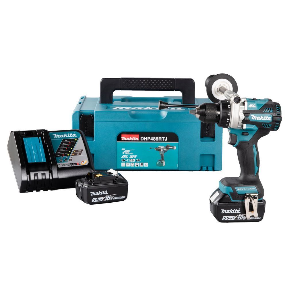 Ударная дрель-шуруповерт Makita DHP486RTJ