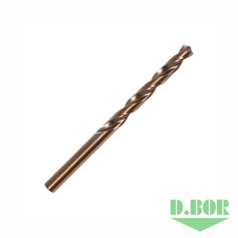 Сверла по металлу, Cobalt, HSS-Co, DIN 338, 2,0*24/49 (10 шт.) D.BOR W-003-4190200X3D