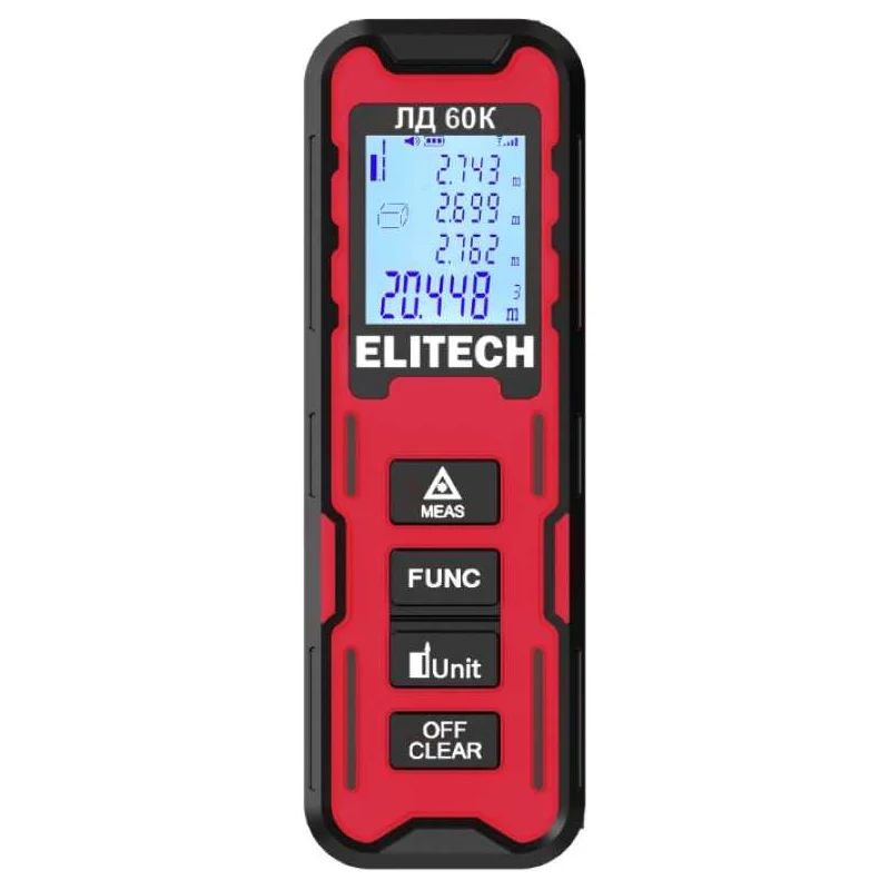 Лазерный дальномер Elitech ЛД 60К (E0301.005.00)
