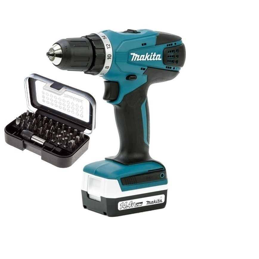 Аккумуляторная дрель-шуруповерт Makita DF347DWEX8