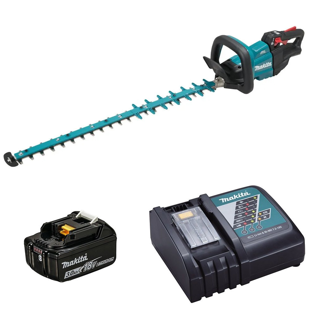 Аккумуляторный кусторез Makita DUH752Z + 191A25-2