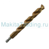 Сверло по металлу Макита HSS-TiN 12х100мм 1/4 (D-15849)